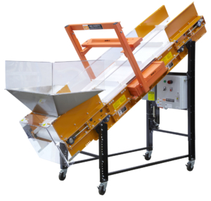 MD Conveyor 107 Detector de metales Serie 1200 ERIEZ instalado en un conveyor